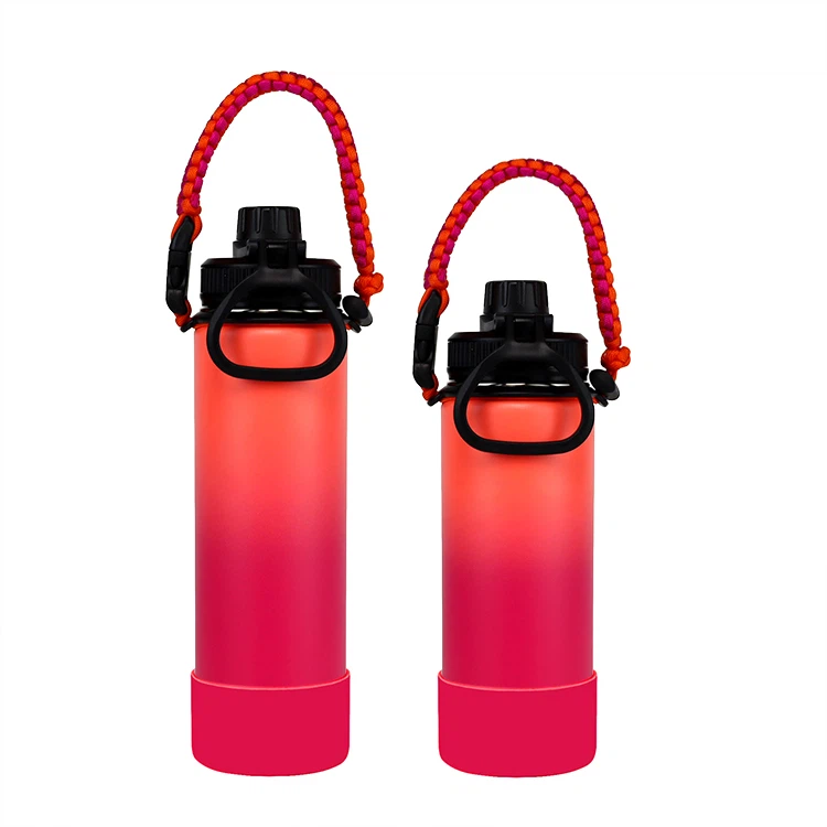 Thermos Water Bottle Stainless Steel Classic Style With Lids